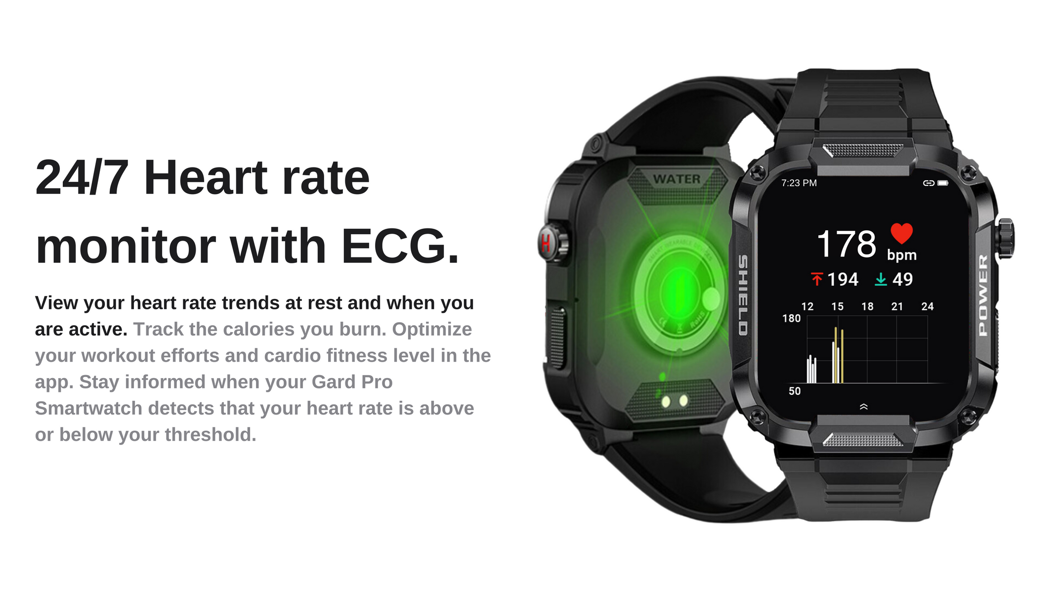 Gard Pro Ultra Smart Watch, Montre Connectée de Glycémie for Hommes et  Femmes, Plein Écran Tactile