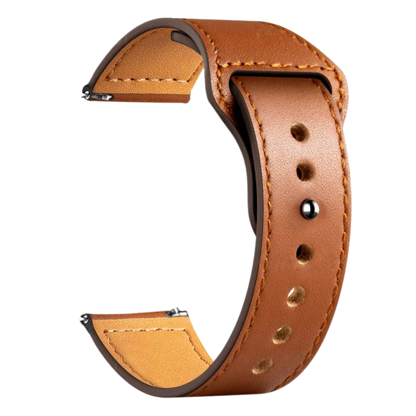 Brown Modern Buckle Leather Loop -